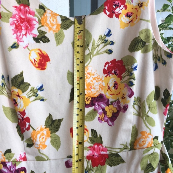 FLORAL MINI DRESS BARBIECORE BARBIE COTTON SUNDRESS SASH TIE “HAVE” Size… - Picture 12 of 16